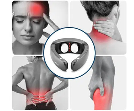 MEDIVON SMART EMS mišični elektrostimulator, profesionalni / medicinski, 3D NeckFit, celovita EMS mišična terapija, polnilna baterija, funkcija gretja / termopunkture, +2 elektrodi, +daljinec