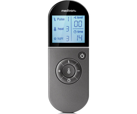 MEDIVON SMART EMS mišični elektrostimulator, profesionalni / medicinski, 3D NeckFit, celovita EMS mišična terapija, polnilna baterija, funkcija gretja / termopunkture, +2 elektrodi, +daljinec