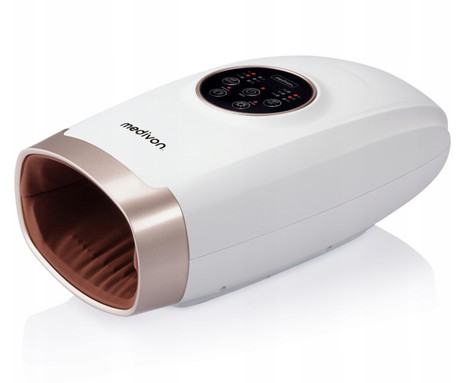 MEDIVON HAND masažna naprava za roke, profesionalna, PNEUMATIC / AIRBAG masaža, sproščanje / raztezanje / terapija, polnilna baterija, 6 načinov, 6 intenzivnosti, AcuPressure, funkcija gretja, timer