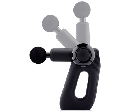 MEDIVON GUN TYTAN PRO masažna pištola / naprava, profesionalna, 5 hitrosti, 13 nastavkov, 2000mAh polnilna baterija, LCD zaslon, sproščanje / raztezanje / regeneracija / terapija, USB Type-C, +torbica