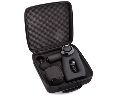 MEDIVON GUN TYTAN PRO masažna pištola / naprava, profesionalna, 5 hitrosti, 13 nastavkov, 2000mAh polnilna baterija, LCD zaslon, sproščanje / raztezanje / regeneracija / terapija, USB Type-C, +torbica