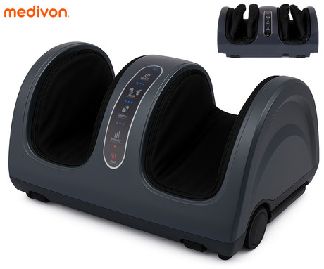 MEDIVON PURE COMPLETE TOTAL masažna naprava za stopala, profesionalna, SHIATSU ELITE 360 masaža, sproščanje / raztezanje / regeneracija, SoftTouch, zračne blazine, funkcija gretja, časovnik, gumbi