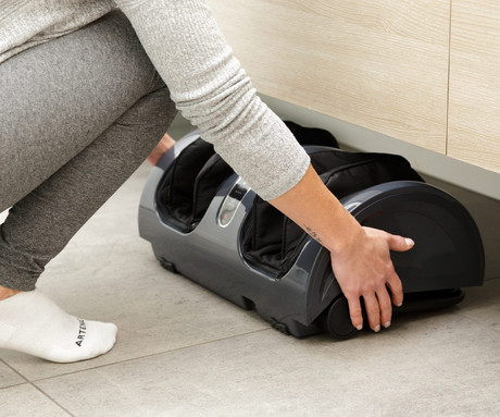 MEDIVON PURE COMPLETE TOTAL masažna naprava za stopala, profesionalna, SHIATSU ELITE 360 masaža, sproščanje / raztezanje / regeneracija, SoftTouch, zračne blazine, funkcija gretja, časovnik, gumbi