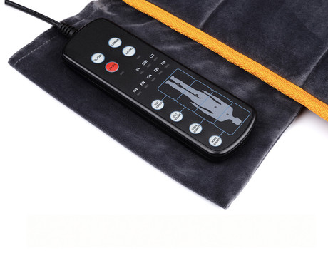 MEDIVON NOVA masažna podloga, profesionalna, SHIATSU / VIBRACIJSKA masaža, sproščanje / raztezanje / regeneracija, večconska globoka masaža, 12 masažnih glav, funkcija gretja, daljinski upravljalnik