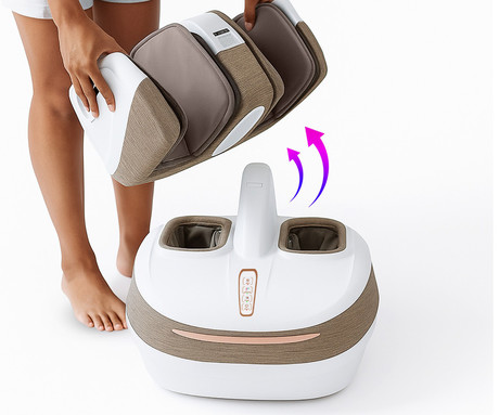 MEDIVON PERSEUS 3V1 masažna naprava za noge, profesionalna, SHIATSU / AIRWAVE 3D masaža, sproščanje / raztezanje / regeneracija, večconska globoka masaža, zračne blazine, funkcija gretja, časovnik