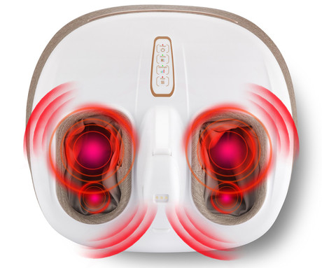 MEDIVON PERSEUS 3V1 masažna naprava za noge, profesionalna, SHIATSU / AIRWAVE 3D masaža, sproščanje / raztezanje / regeneracija, večconska globoka masaža, zračne blazine, funkcija gretja, časovnik