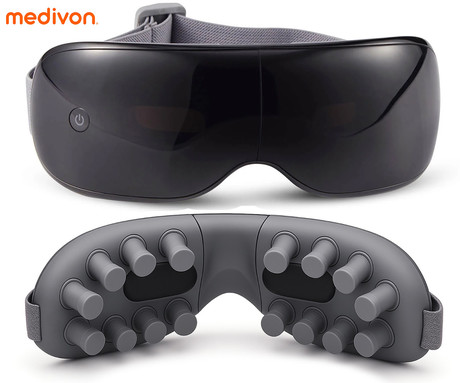 MEDIVON HORIZON TRAVEL 2 masažna naprava za oči / obraz, profesionalna, VIBRACIJSKA masaža, sproščanje / regeneracija / terapija, polnilna baterija, Bluetooth, 4 načini, časovnik, USB Type-C