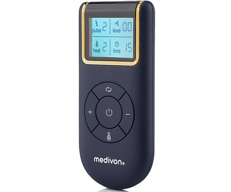 MEDIVON ULTRA EMS PRO mišični elektrostimulator, profesionalni / medicinski, 3D NeckFit, celovita EMS mišična terapija, polnilna baterija, funkcija gretja, magnetno delovanje, +2 elektrodi, +daljinec