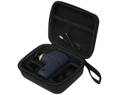 MEDIVON GUN TYTAN PRO MINI masažna pištola / naprava, profesionalna, 5 hitrosti, 4 nastavki, 800mAh polnilna baterija, sproščanje / raztezanje / regeneracija / terapija, USB Type-C, timer, +torbica