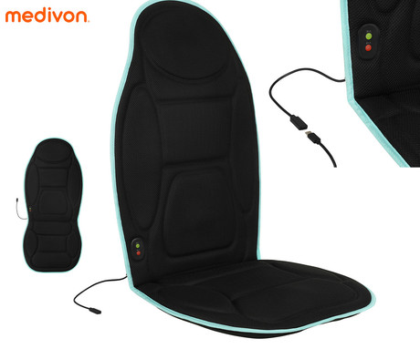 MEDIVON COSY MESH GO masažna blazina, profesionalna, 3D VIBRACIJSKA masaža, sproščanje / raztezanje / regeneracija, večconska globoka masaža, funkcija gretja, ActiveContour izdelava, USB-C napajanje