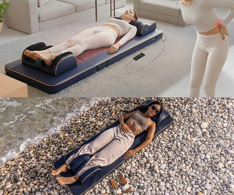 MEDIVON YOGA PRO masažna podloga, profesionalna, SHIATSU masaža, sproščanje / raztezanje / regeneracija, večconska globoka masaža, zračne pozicijske blazine, funkcija gretja, daljinski upravljalnik