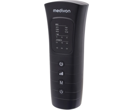 MEDIVON PORTIA 2 kompresijska masažna naprava za noge, limfna / profesionalna, sproščanje / raztezanje / regeneracija, 6 načinov, 6 intenzivnosti, 4 zračne komore, SmartPressure, daljinec, timer