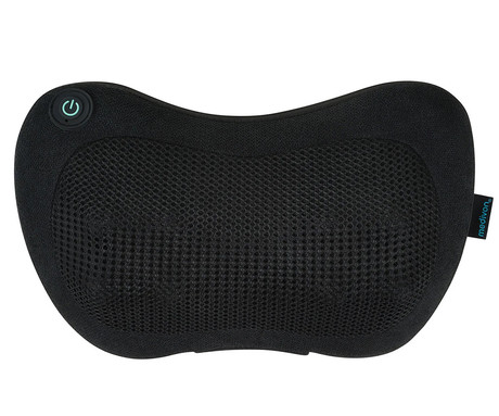 MEDIVON TRAVEL 3 masažna blazina, univerzalna / prenosna, SHIATSU ELITE 360 masaža, sproščanje / raztezanje / regeneracija, 2000mAh polnilna baterija, 8 masažnih glav, funkcija gretja, pas, USB Type-C
