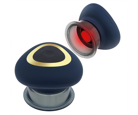 MEDIVON CUSHY 2 vakuumska masažna naprava za telo, profesionalna, Cupping tehnologija, 3 načini, 4 intenzivnosti, polnilna baterija, funkcija gretja, proti celulitu / sproščanje / terapija, USB Type-C
