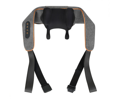 MEDIVON COLLAR SIMPLE 2 masažna naprava za telo, profesionalna, 3D SHIATSU masaža, 3 načini, sproščanje / raztezanje / regeneracija, polnilna baterija, funkcija gretja, časovnik, gumbi, ročaji, USB-C