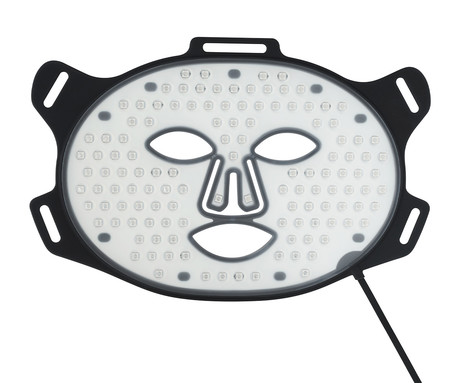 MEDIVON LUMI maska za LED svetlobno terapijo, profesionalna / medicinska, regeneracija / Red Light Therapy, polnilna baterija, 488 LED diod, 6 načinov, 3 intenzivnosti, daljinec, timer, elastični trak
