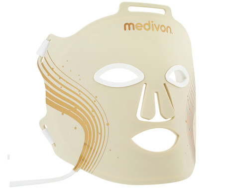 MEDIVON LUMI MAX 3V1 maska za LED svetlobno terapijo, profesionalna / medicinska, regeneracija / Red Light Therapy, polnilna baterija, 744 LED diod, 6 načinov, 3 intenzivnosti, daljinec, timer, Velcro