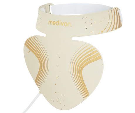 MEDIVON LUMI MAX 3V1 maska za LED svetlobno terapijo, profesionalna / medicinska, regeneracija / Red Light Therapy, polnilna baterija, 744 LED diod, 6 načinov, 3 intenzivnosti, daljinec, timer, Velcro