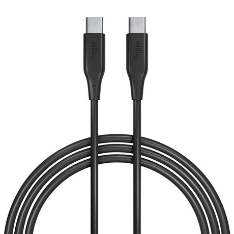 ALLITY AUC-02 kabel, USB-C na USB-C, 60W, 1m, črn