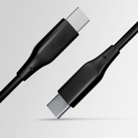 ALLITY AUC-02 kabel, USB-C na USB-C, 60W, 1m, črn
