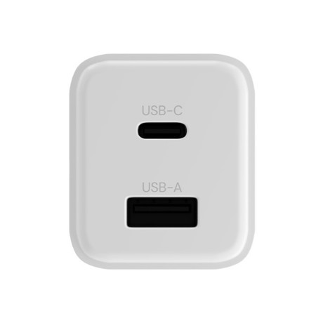 ALLITY ATC-01 GaN polnilec, 20W, 1x USB Type-C, 1x USB Type-A, bel
