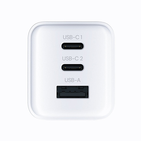 ALLITY ATC-01 GaN polnilec, 65W, 2x USB Type-C, 1x USB Type-A, bel