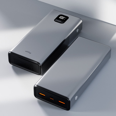 ALLITY APB-100 powerbank polnilna baterija, 20000mAh, siva
