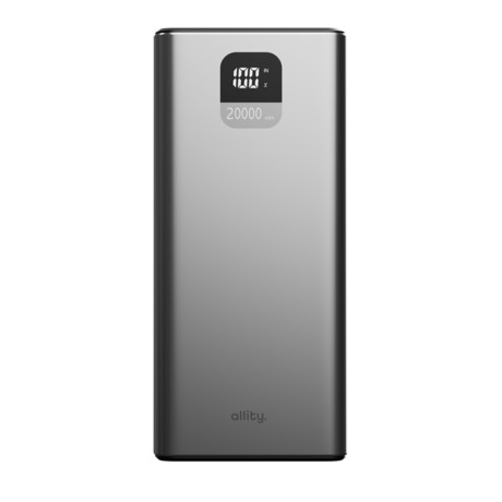 ALLITY APB-100 powerbank polnilna baterija, 20000mAh, siva