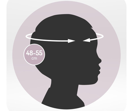 MoMi MIMI otroška čelada, 47-58cm, nastavljiv obseg in trakovi, trpežni materiali, ultra lahka teža, 11 zračnikov, univerzalna oblika, modra