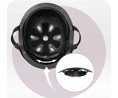 MoMi MIMI otroška čelada, 47-58cm, nastavljiv obseg in trakovi, trpežni materiali, ultra lahka teža, 11 zračnikov, univerzalna oblika, modra