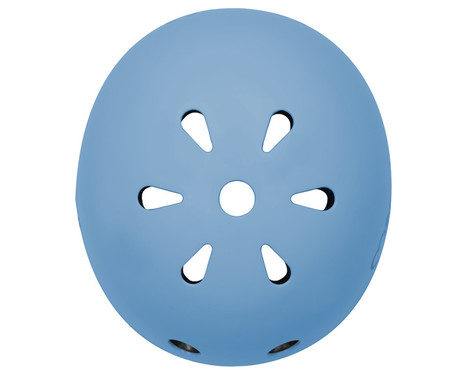 MoMi MIMI otroška čelada, 47-58cm, nastavljiv obseg in trakovi, trpežni materiali, ultra lahka teža, 11 zračnikov, univerzalna oblika, modra