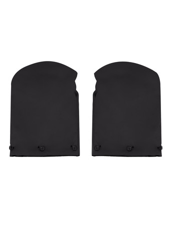 MoMi HANDMUFFS rokavice za voziček, univerzalne, vodoodporne, snemljivo krzno, črne