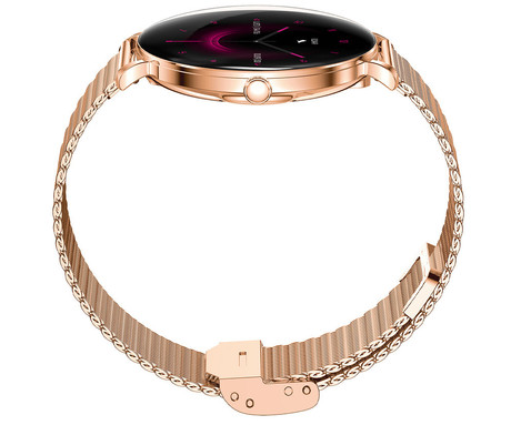 FOREVER Lucca SB-370 pametna ura, 1.43" AMOLED, + pikčasti pašček, roza zlata (Rose Gold)
