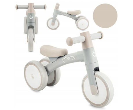 MoMi TEDI otroško kolo / poganjalec, notranja in zunanja uporaba, trojna kolesa, nedrseči ročaji, trden okvir, lahka teža, 56x36x24 cm, sivo