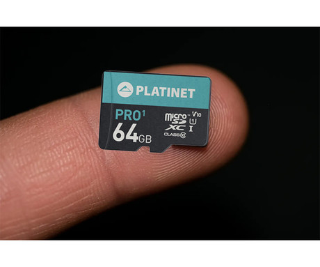 PLATINET PMMSDX64UI microSD kartica, 64GB, 70MB/s, class10, UHS-I, +adapter