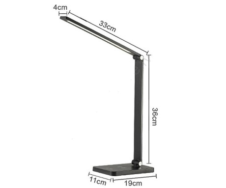 PLATINET PDL888 namizna LED svetilka, črna