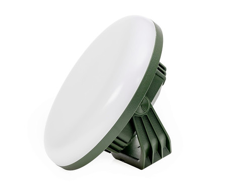 PLATINET PGCL02S CAMPING solarna LED svetilka, 1400 lumnov, 21W moč, solarni panel, stojalo, kavelj, 8000mAh polnilna baterija, 14000-2900K barvna temperatura, USB Type-C, 168x168x62mm, zelena