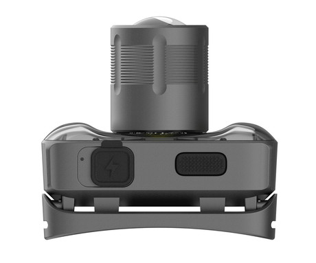 PLATINET PHL2922 naglavna LED svetilka, 5W moč, 55 lumnov, 500mAh polnilna baterija, nastavljiva svetlost, ZOOM funkcija, 5 načinov delovanja, upravljanje z gumbi, +naglavni trak, USB Type-C, črna