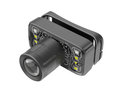 PLATINET PHL2922 naglavna LED svetilka, 5W moč, 55 lumnov, 500mAh polnilna baterija, nastavljiva svetlost, ZOOM funkcija, 5 načinov delovanja, upravljanje z gumbi, +naglavni trak, USB Type-C, črna