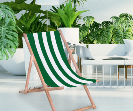 PLATINET PSW leseni ležalnik, MADE in EU, 3 stopnje nastavitve, zložljiva oblika, ultra lahka teža, zaščita pred nenamernim zlaganjem, bukov les, UV & vodoodporna tkanina, zeleno-bel