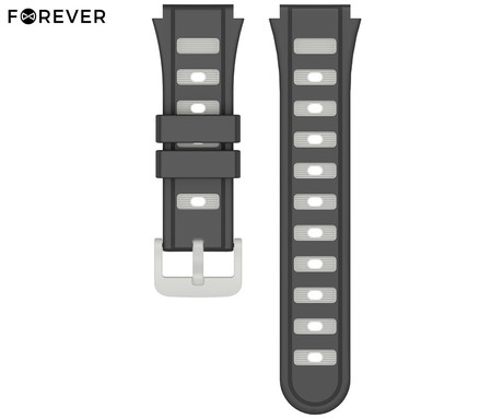 FOREVER BOOST KW-530 pašček za otroško pametno uro, črn