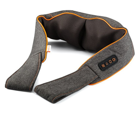 MEDIVON COLLAR SIMPLE masažna naprava za telo, profesionalna, 3D SHIATSU masaža, 2 načina, sproščanje / raztezanje / regeneracija, polnilna baterija, funkcija gretja, časovnik, gumbi, ročaji, USB-C