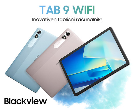 Blackview TAB 9 WIFI tablični računalnik, 11", 6GB+256GB, IPS Full HD+, Android, 8200mAh, WiFi 5, Bluetooth, zvočniki, + ovitek, moder (Frost Blue)