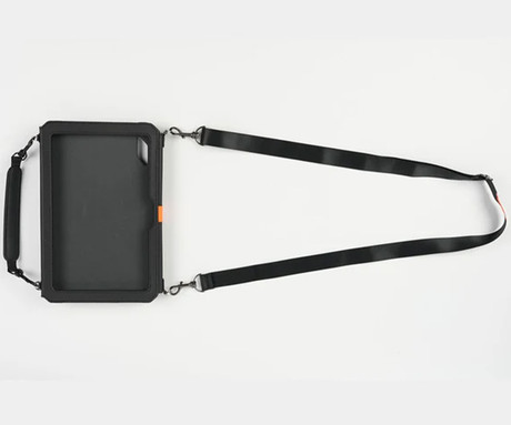 Blackview C02 3v1 ovitek / naramni trak / stojalo, za model ACTIVE 8 PRO, trpežen material, nastavljiva dolžina, oblazinjeno usnje, ergonomska oblika, črn