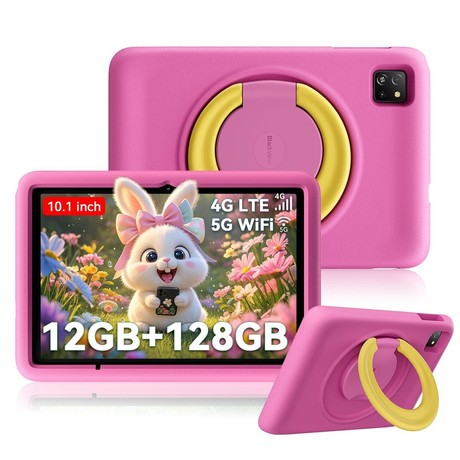 Blackview TAB 60 PRO KIDS tablični računalnik, 10.1", 4G LTE, 4GB+128GB, roza (Rose Pink)