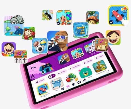 Blackview TAB 60 PRO KIDS tablični računalnik, 10.1", 4G LTE, 4GB+128GB, roza (Rose Pink)