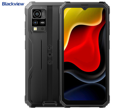 Blackview BV4800 SE robustni pametni telefon, 6.56", 4G LTE, 4GB+64GB, HD+ IPS, 90Hz, Android, 5100mAh, WIFI 5, BT 5.2, Dual SIM, GPS, NFC, Glove Mode, IP68 & IP69K & MIL-STD-810H, črn