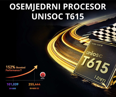 Blackview BV4800 SE robustni pametni telefon, 6.56", 4G LTE, 4GB+64GB, HD+ IPS, 90Hz, Android, 5100mAh, WIFI 5, BT 5.2, Dual SIM, GPS, NFC, Glove Mode, IP68 & IP69K & MIL-STD-810H, črn