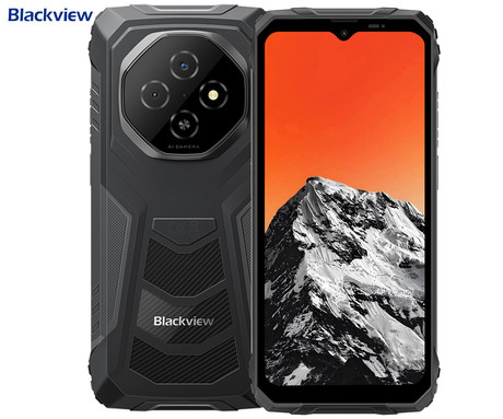 Blackview FORT 1 robustni pametni telefon, 6.56", 4G LTE, 6GB+256GB, HD+ IPS, 90Hz, Android, 3v1 AI, 10000mAh, WIFI 5, BT 5.2, Dual SIM, GPS, NFC, IP68 & IP69K & MIL-STD-810H, črn