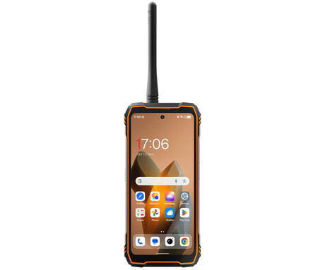 Blackview XPLORE 1 WALKIE TALKIE robustni pametni telefon, 6.78", 5G VoLTE, 12GB+256GB, 2.4K FHD+ IPS, 120Hz, Android, 3v1 AI, 20000mAh, WIFI 6, BT 5.2, Dual SIM, GPS, NFC, Dual-Mode UHF/VHF, črn